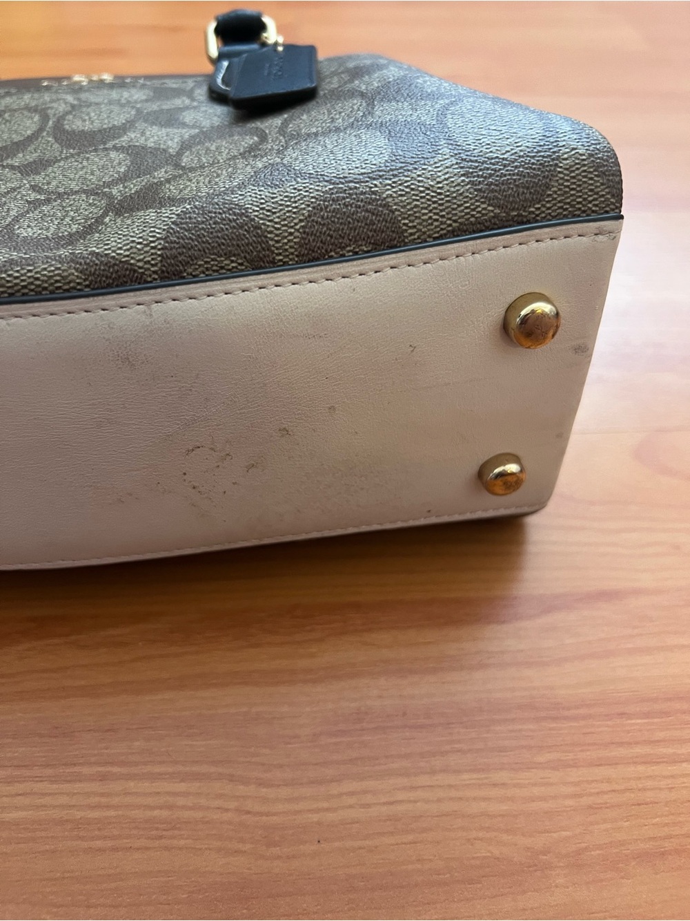 Coach Mini Darcie Caryall in Colorblock Signature Canvas - Picture 4 of 13